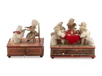 Two Cat-Themed Manivelle Automata