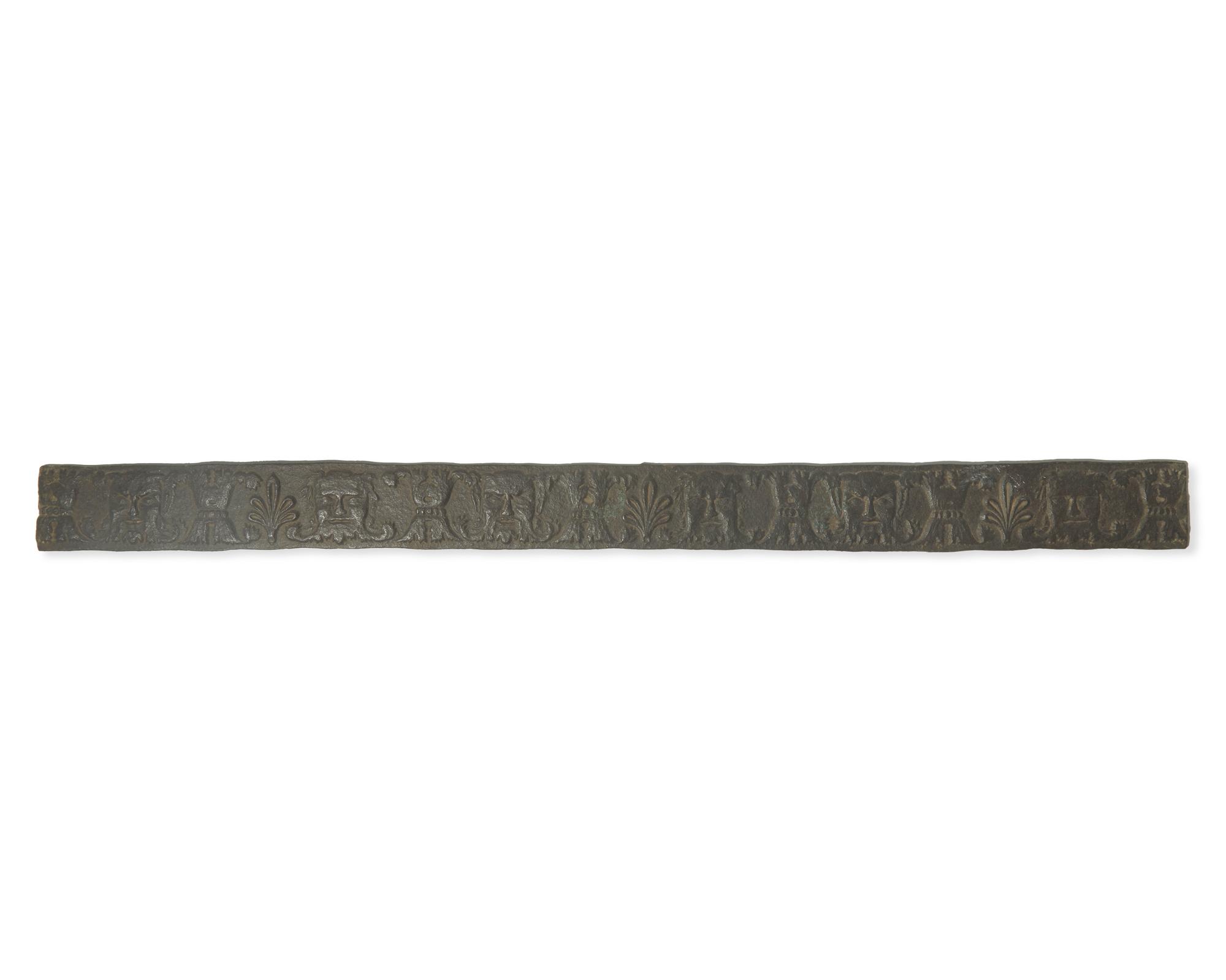A Cast Iron Frieze, European, 17th / 18th Century