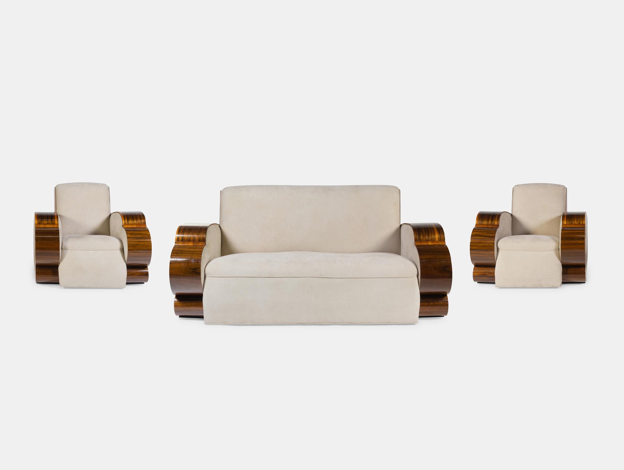 Three-Piece Seating Suite, Circa 1930s