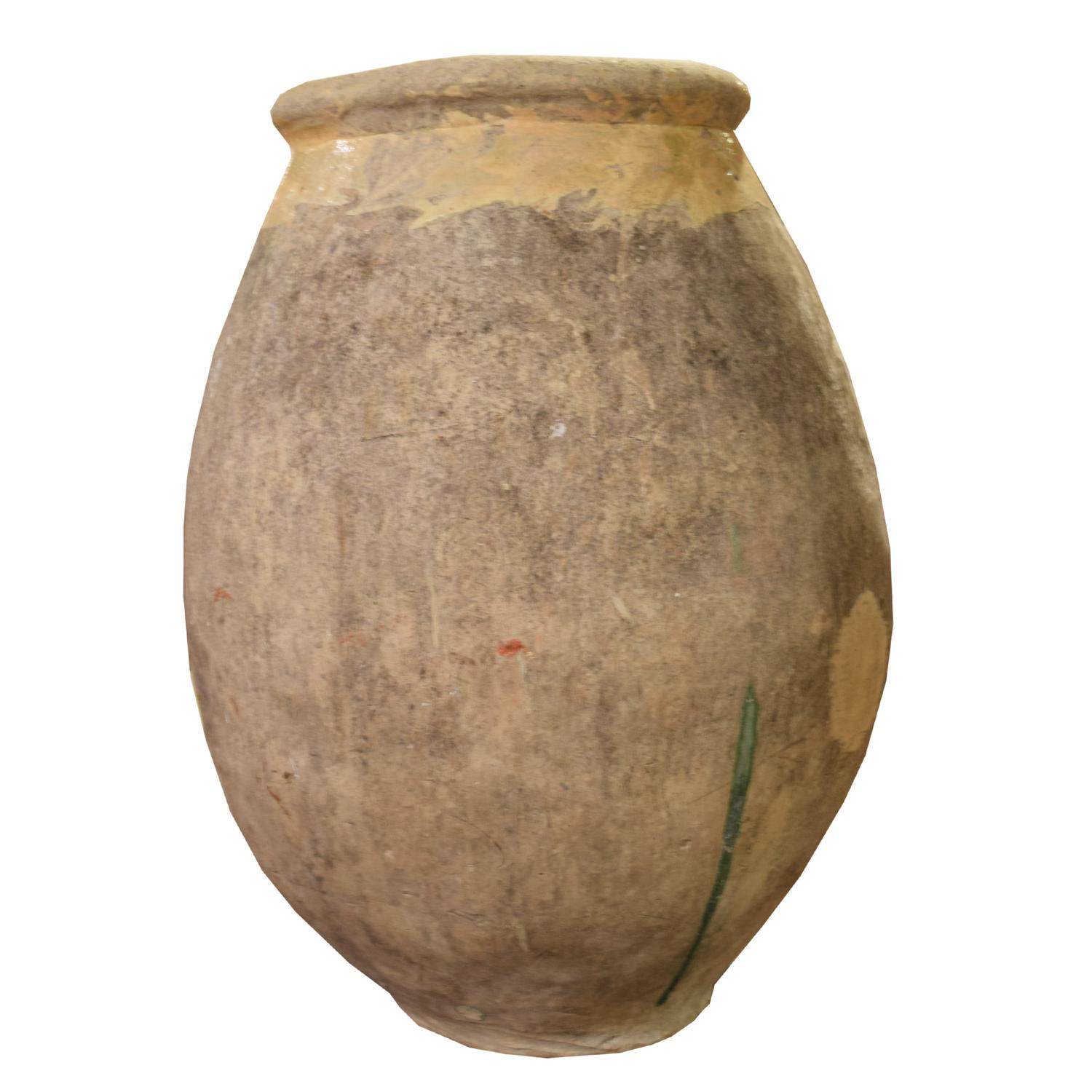 A Terra Cotta Biot Jar 22" W x 22" D x 33.25" H — France, 19th Century