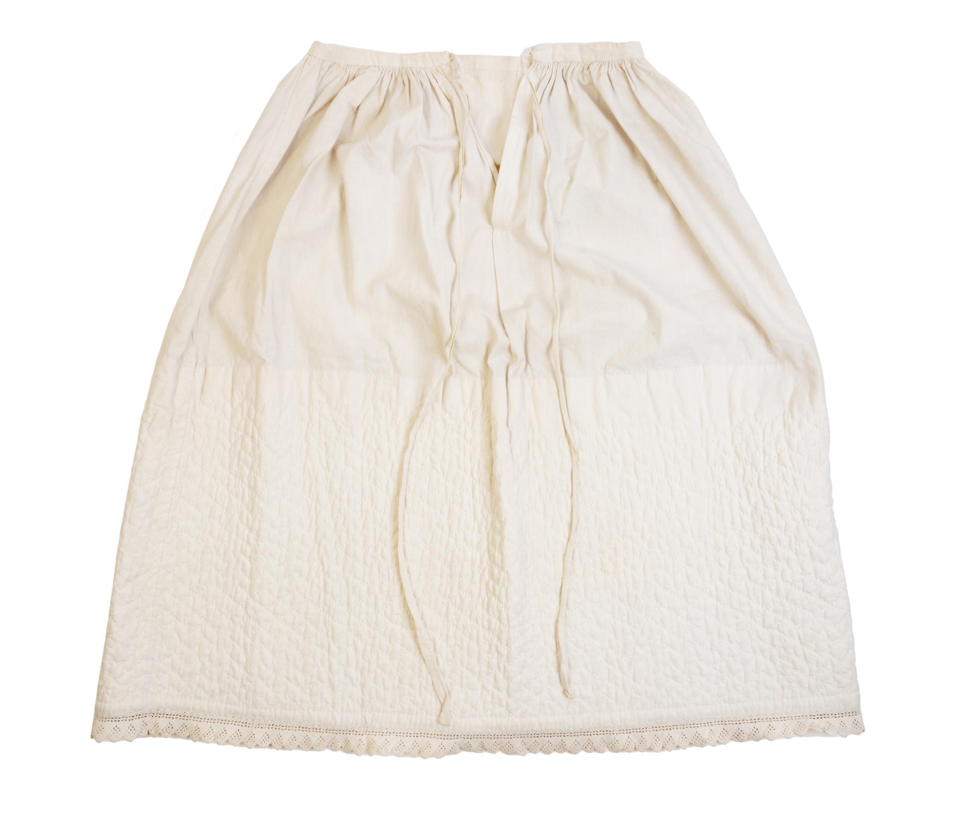 Collection of Five Cotton Pairs of Drawers and Three Petticoats, 1870-1900s