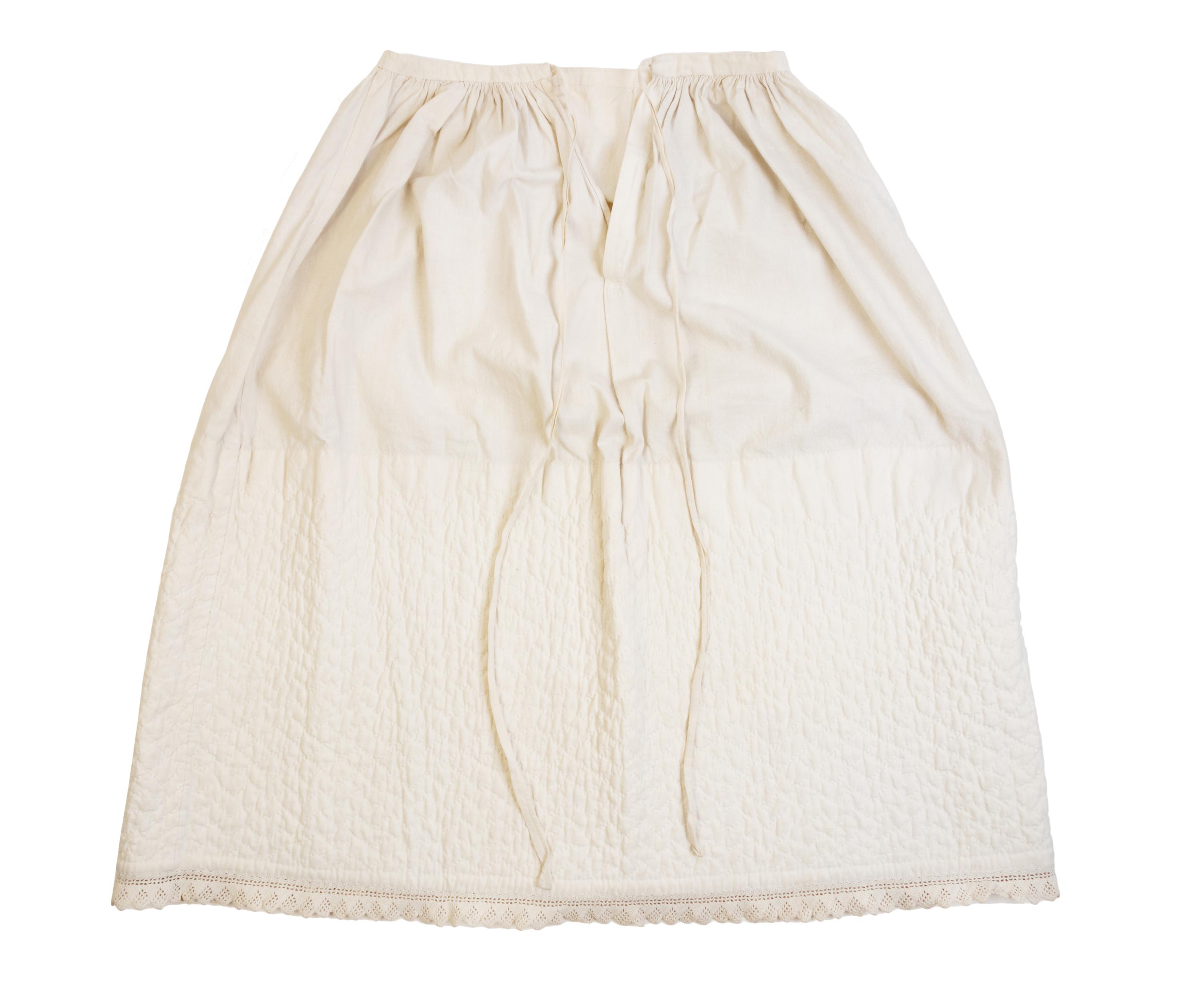 Collection of Five Cotton Pairs of Drawers and Three Petticoats, 1870-1900s