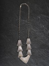 Sterling Silver Necklace, Cuff Bracelet, and Ring