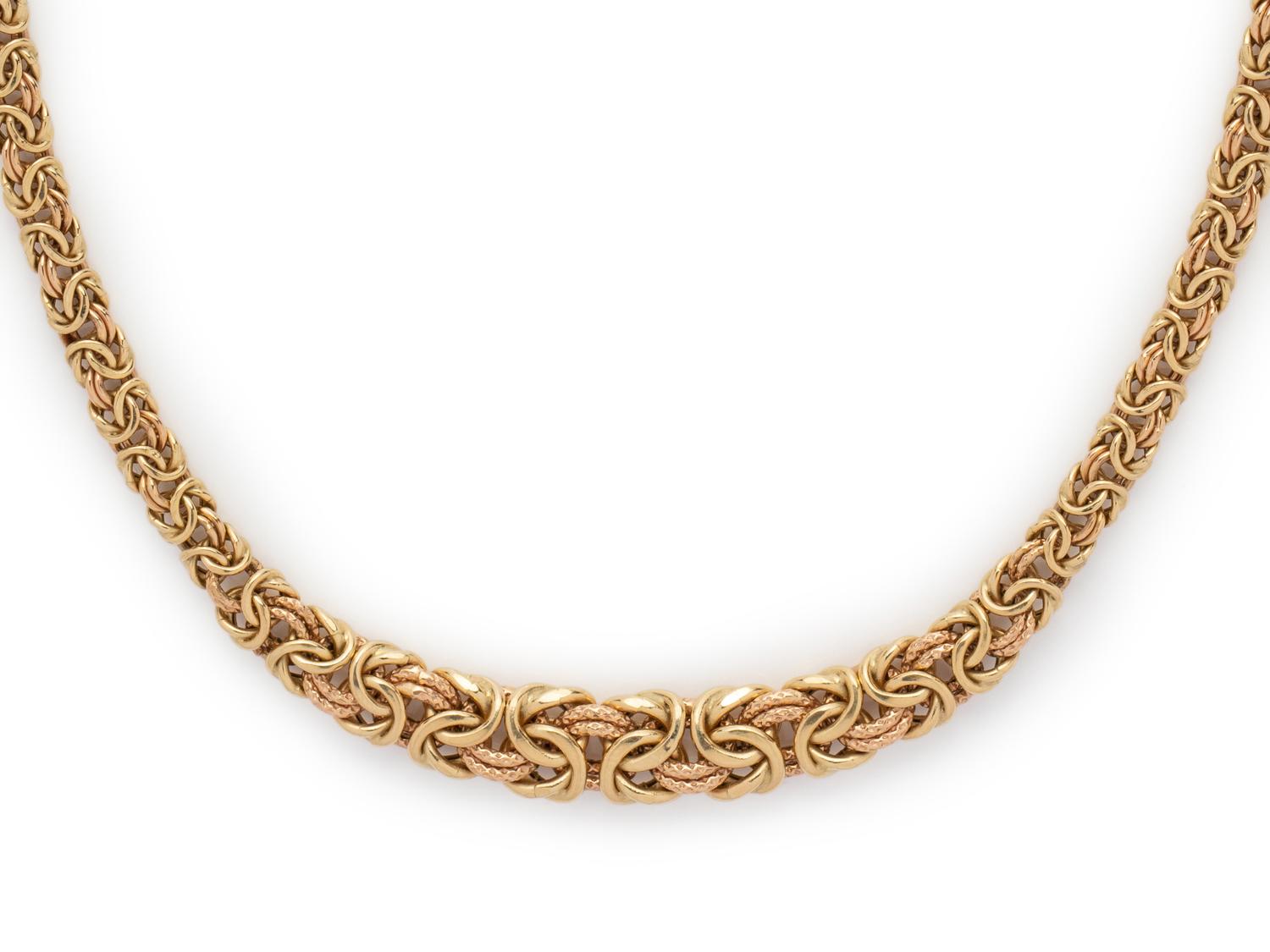 FRENCH, BICOLOR GOLD SET