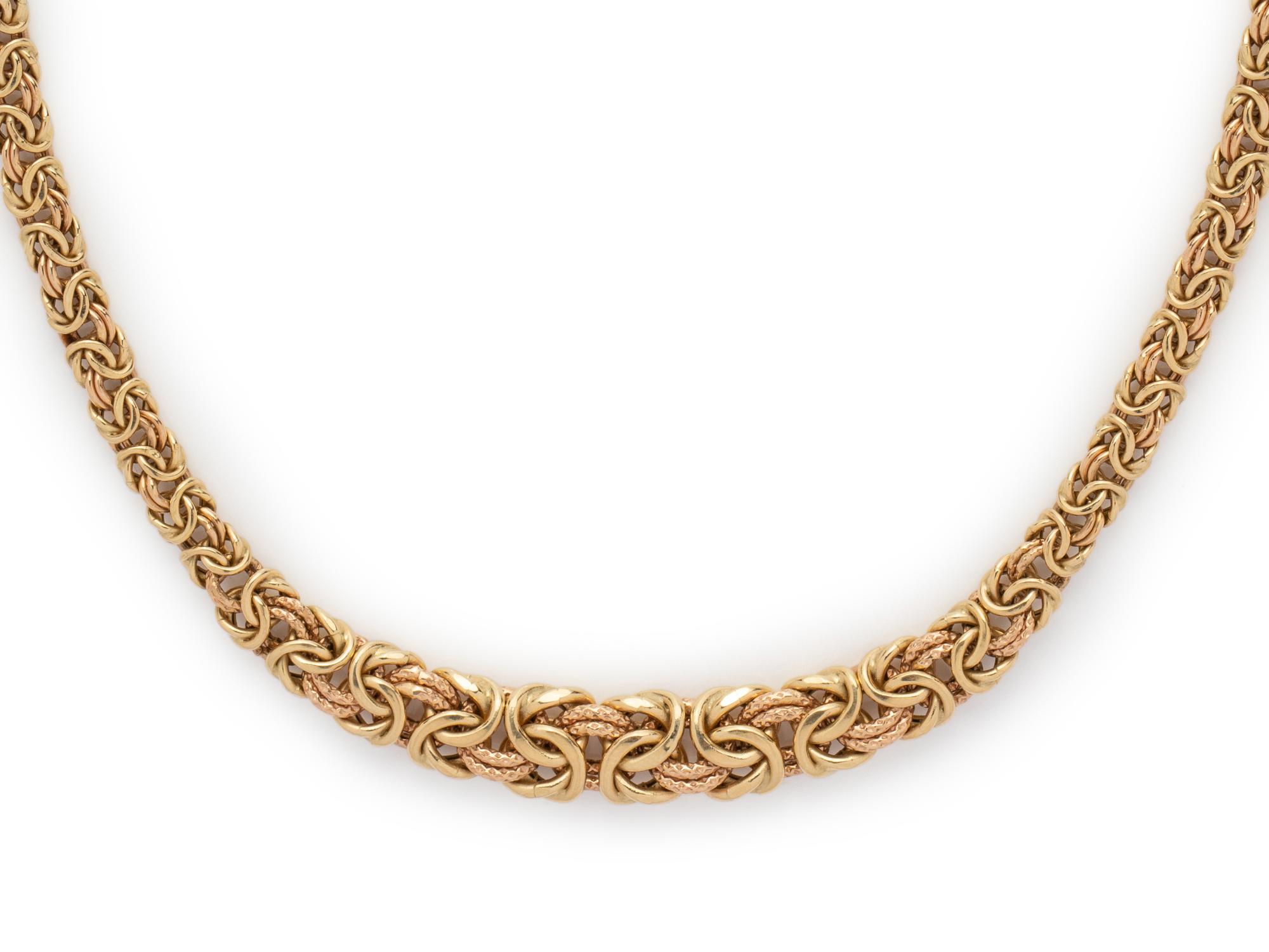 FRENCH, BICOLOR GOLD SET