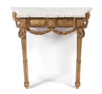 A Louis XVI Giltwood Console d'Applique