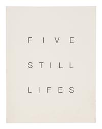 Five Still Lifes (portfolio of five prints with clamshell box)