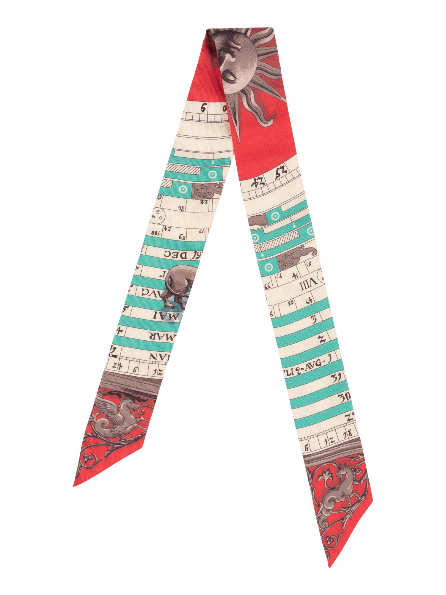 Three Hermès 86cm Silk Scarf, Twilly