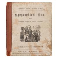 [Harvey, William Henry ("Aleph") (1796-1866)]. Geographical Fun, being Humourous Outlines of Various Countries . London: Hodder and Stoughton, n.d. [1869].