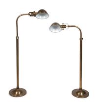 A Pair of Brass Floor Lamps