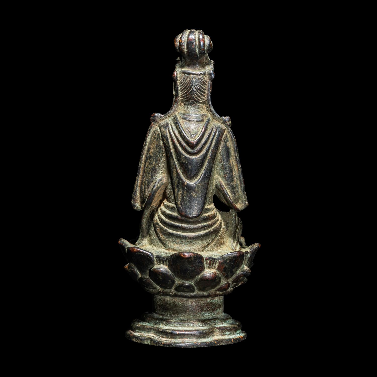 A Chinese Liao Dynasty Style Bronze Bodhisattva 遼式青銅菩薩