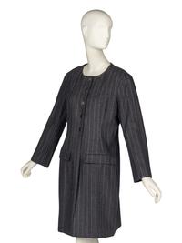 Chanel Pinstripe Coat