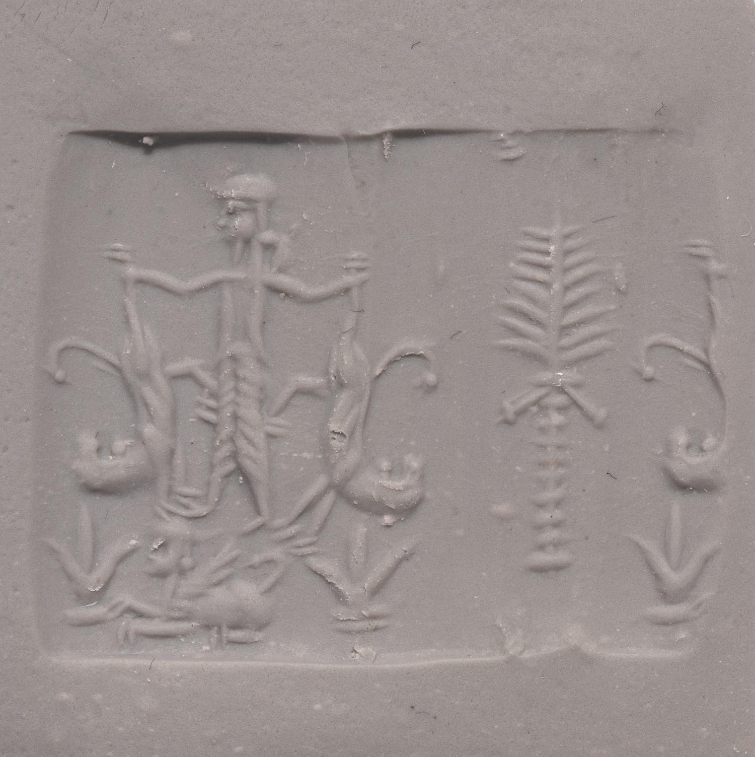 A Neo-Babylonian Banded Agate Cylinder Seal with the Master of Animals