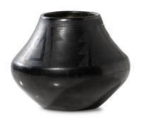 Blackware Pottery Jar 1923-1925