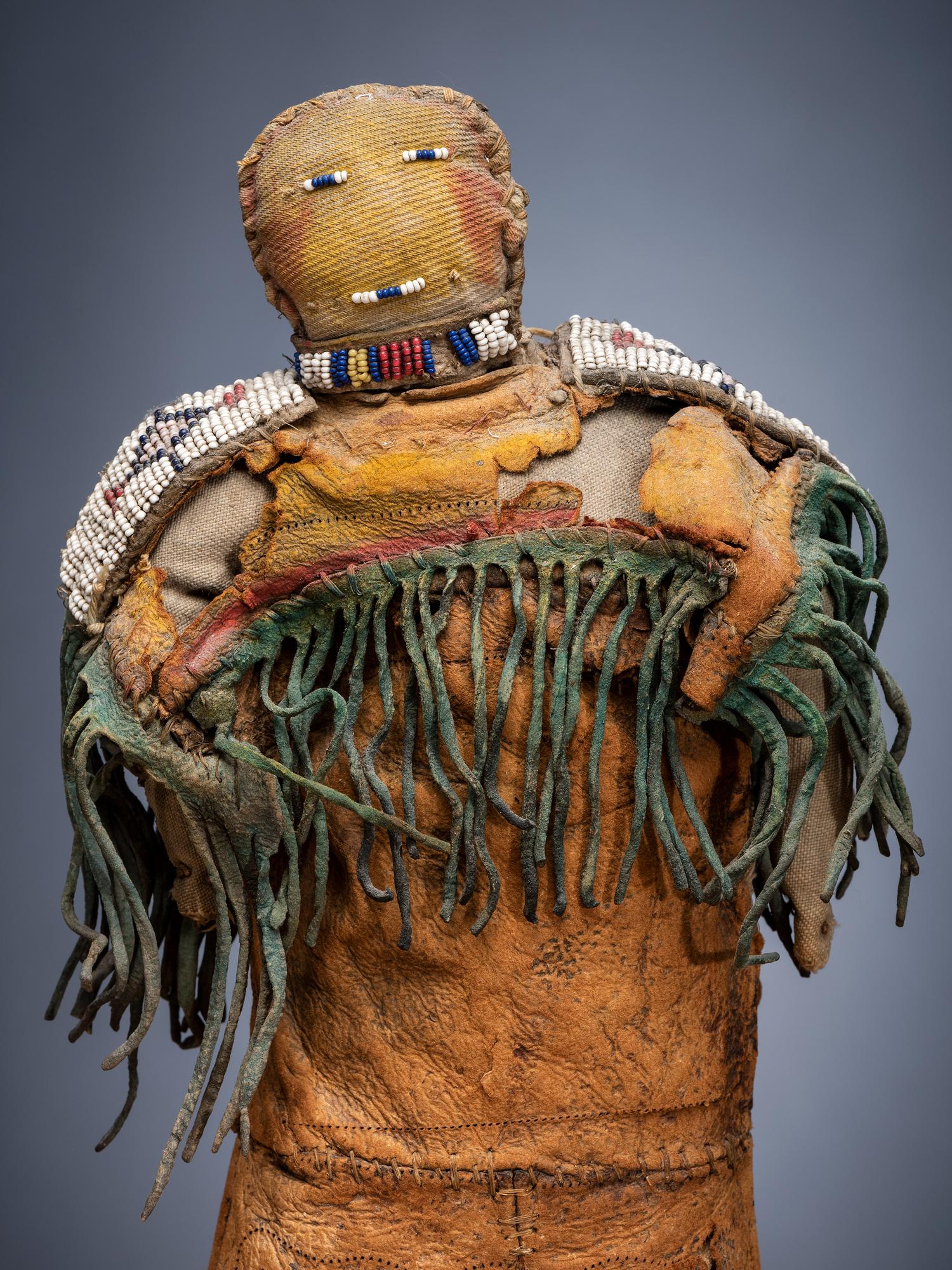 Cheyenne Beaded Hide Doll