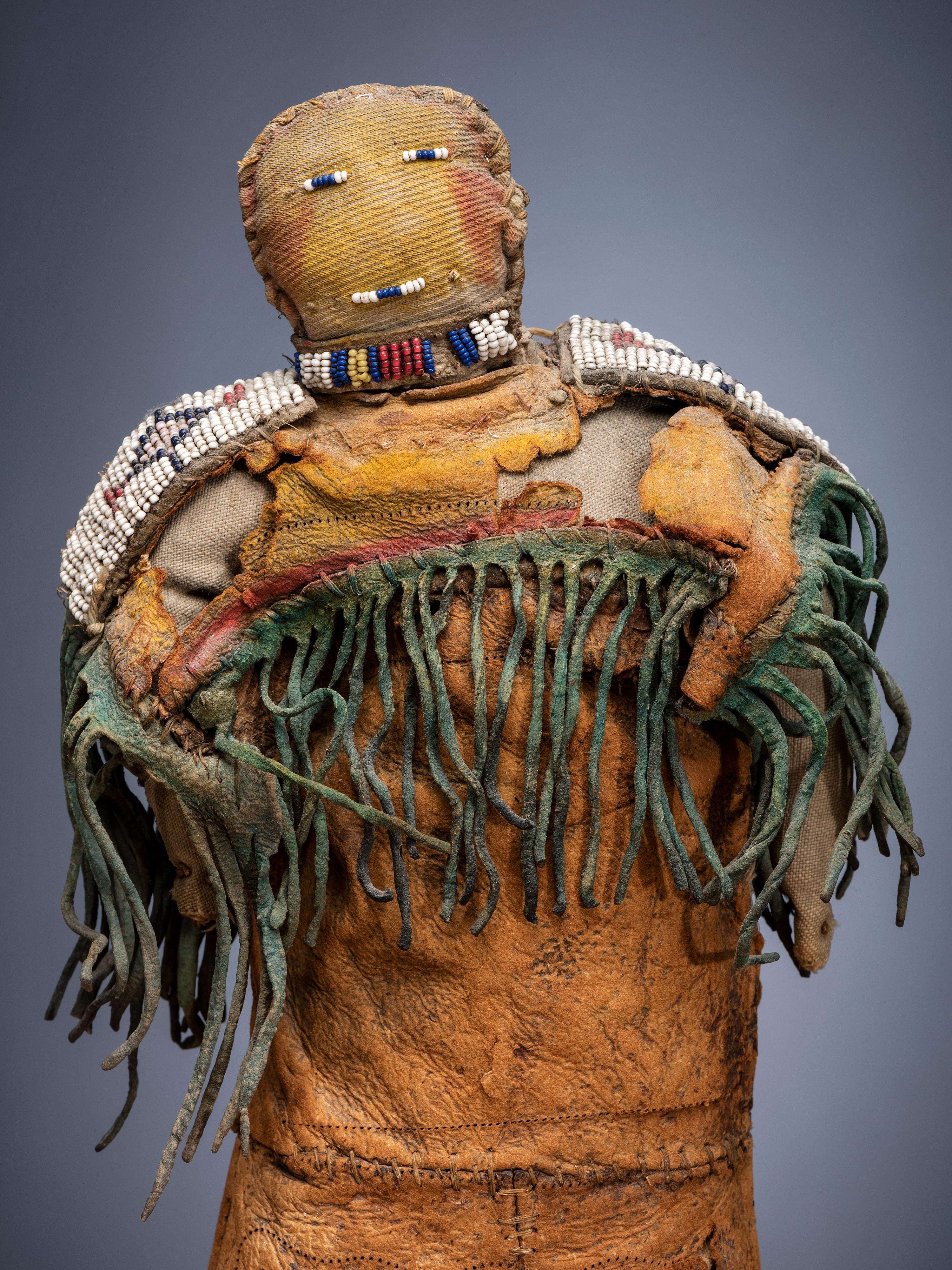 Cheyenne Beaded Hide Doll