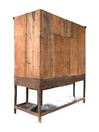 An Unusual English Oak Corner Welsh Dresser