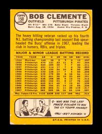 A Group of 19 1960s Topps Baseball Cards Including Hall of Famers and Rookies Including Roberto Clemente and Sandy Koufax,
