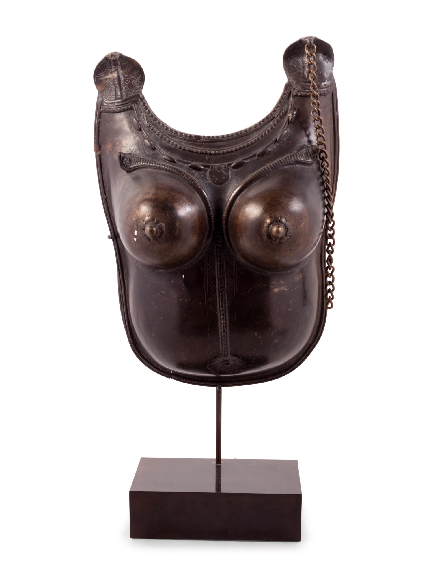 A Bronze Model of a Bhuta Ceremonial Body Mask