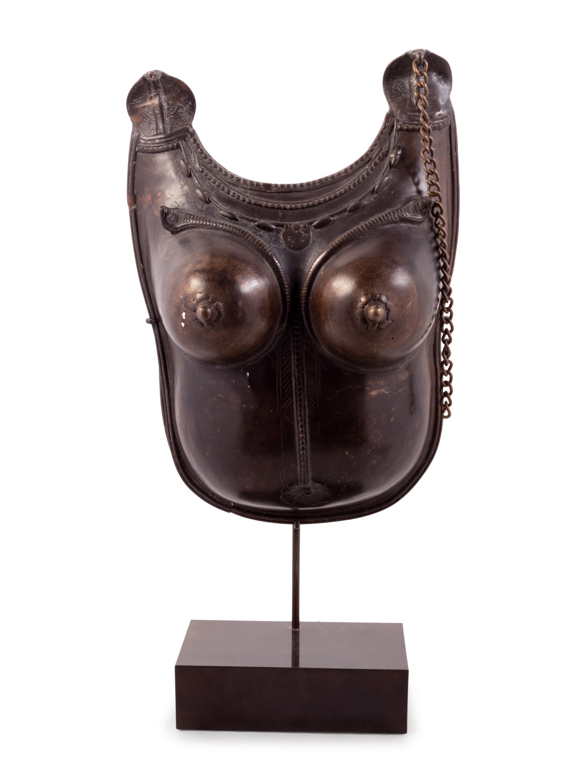 A Bronze Model of a Bhuta Ceremonial Body Mask