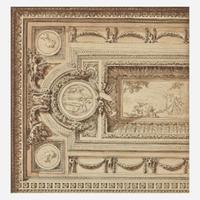 French School (18th Century) Étude de Plafond pour un Salon
