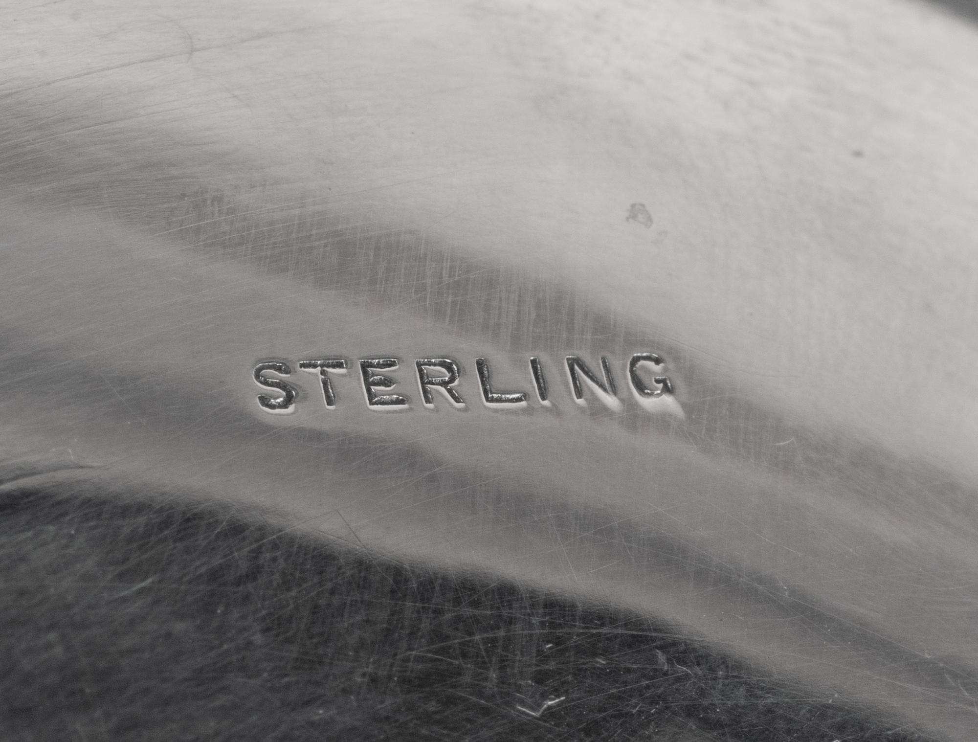 An American Silver Vase with Reticulated Rim