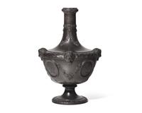 A Wedgwood Black Basalt Neoclassical Urn