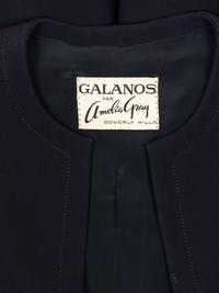 Galanos Wool Crepe Coat, 1960s