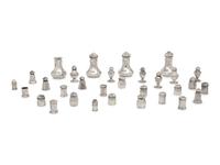 A Large Collection of Silver Casters