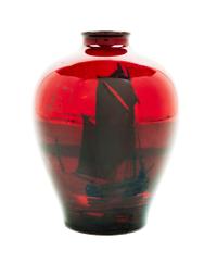 A Royal Doulton Flambe Vase Height 5 inches. — EARLY 20TH CENTURY