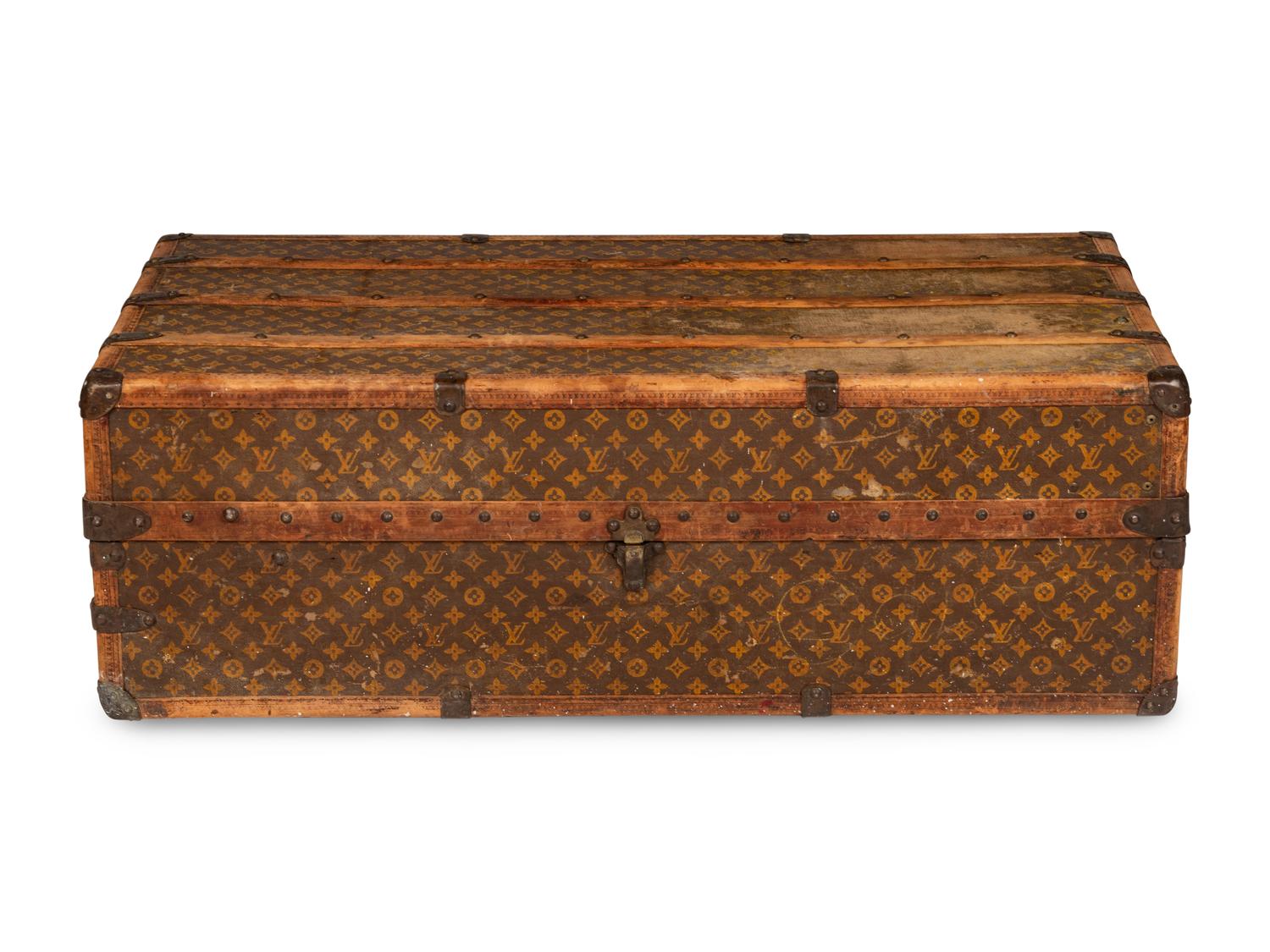 LOUIS VUITTON, ANTIQUE WARDROBE TRUNK