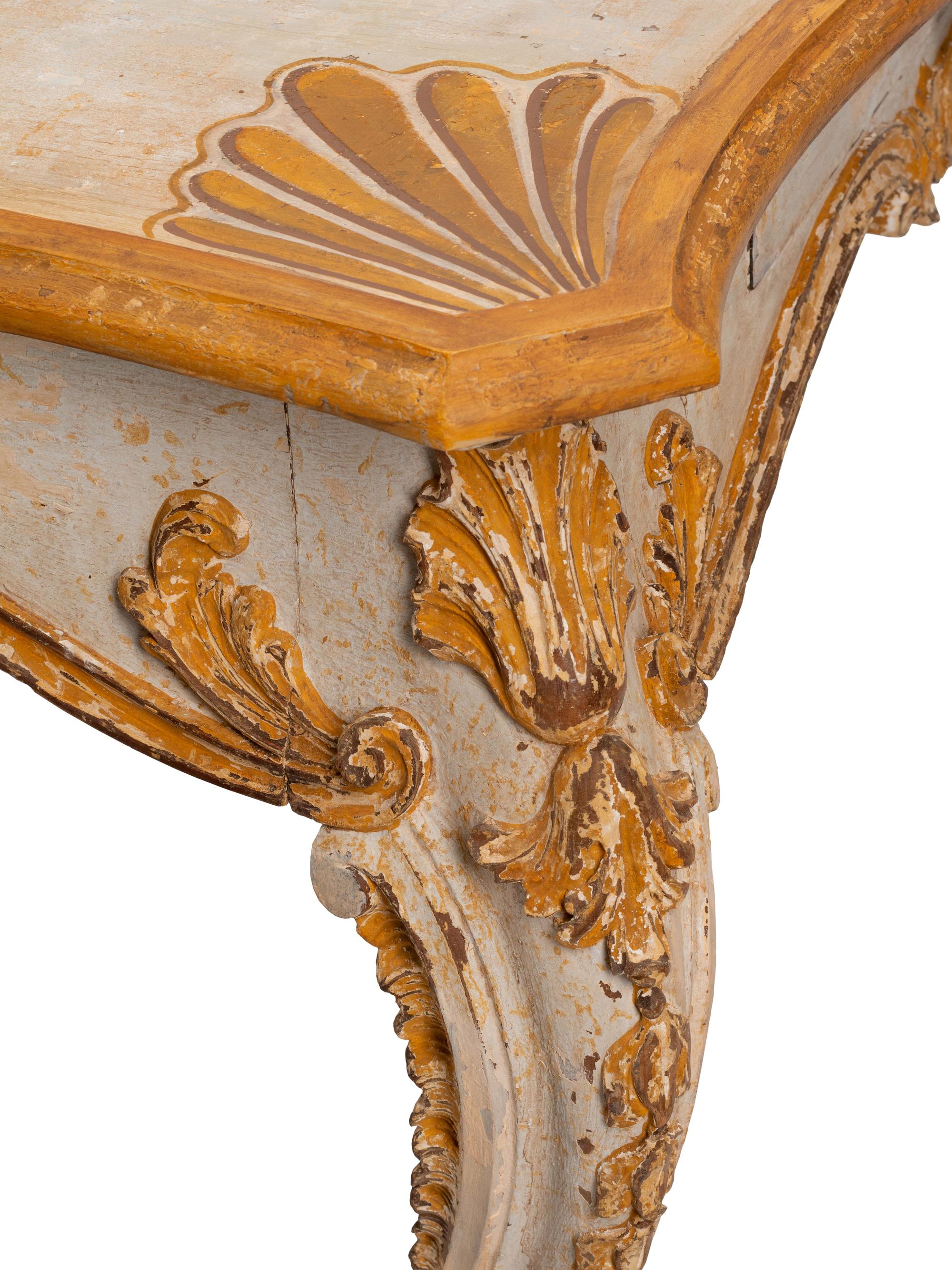 A Louis XV Style Painted Table