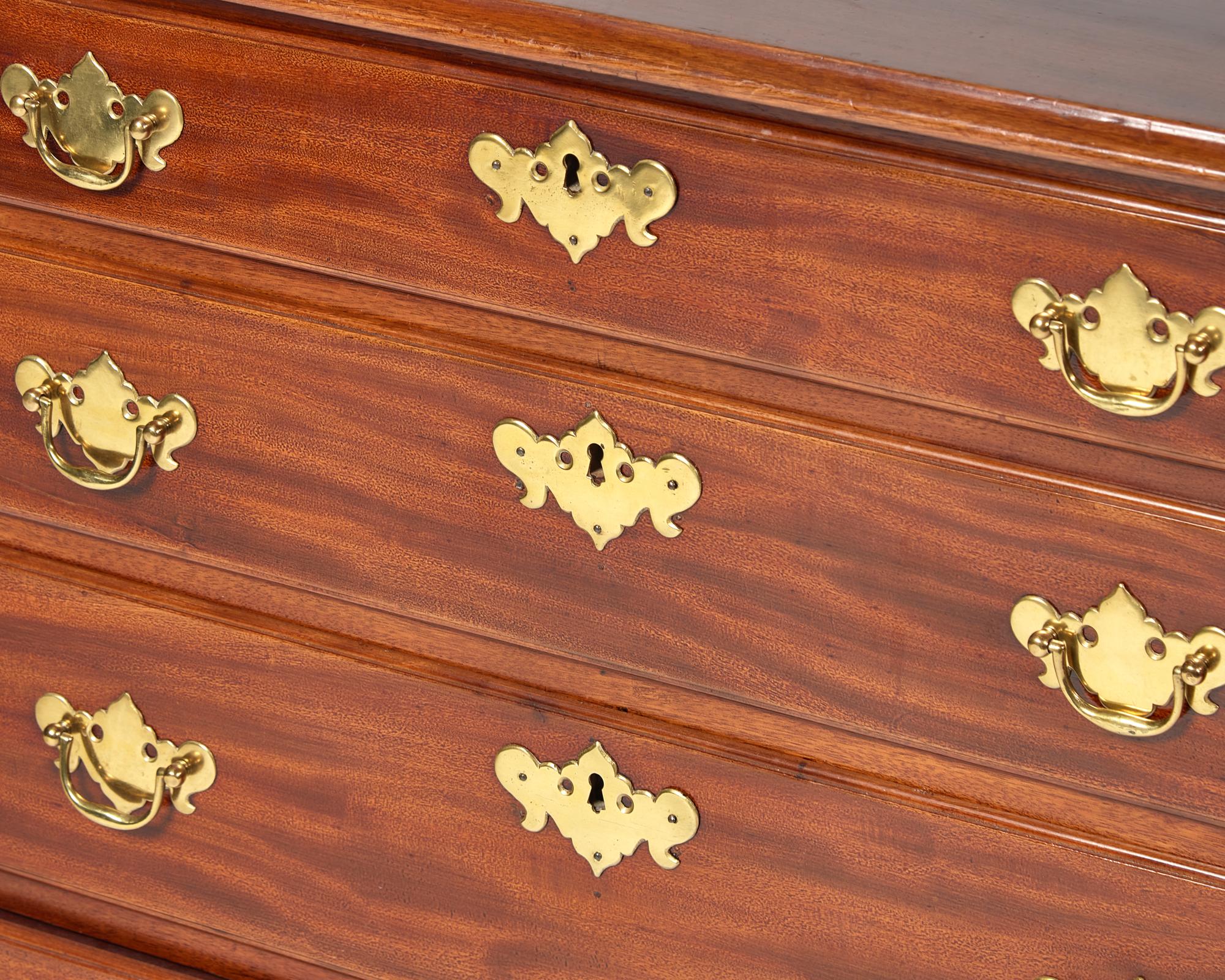 A Diminutive Chippendale Cherry Chest of Drawers