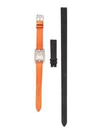 HERMÈS, REF. CC1.210 STAINLESS STEEL 'CAPE COD' WATCH
