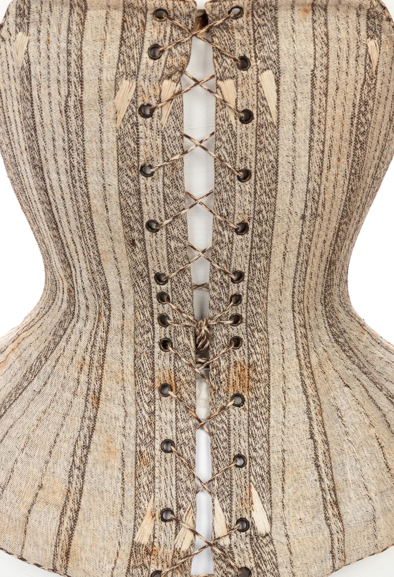 A Corset 'Woven in Two Pieces', 1880s