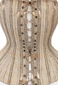 A Corset 'Woven in Two Pieces', 1880s