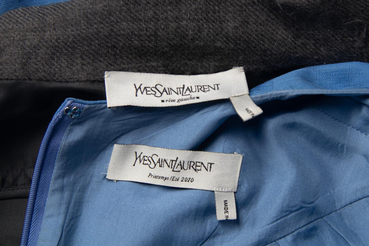 Two Yves Saint Laurent Rive Gauche Dresses