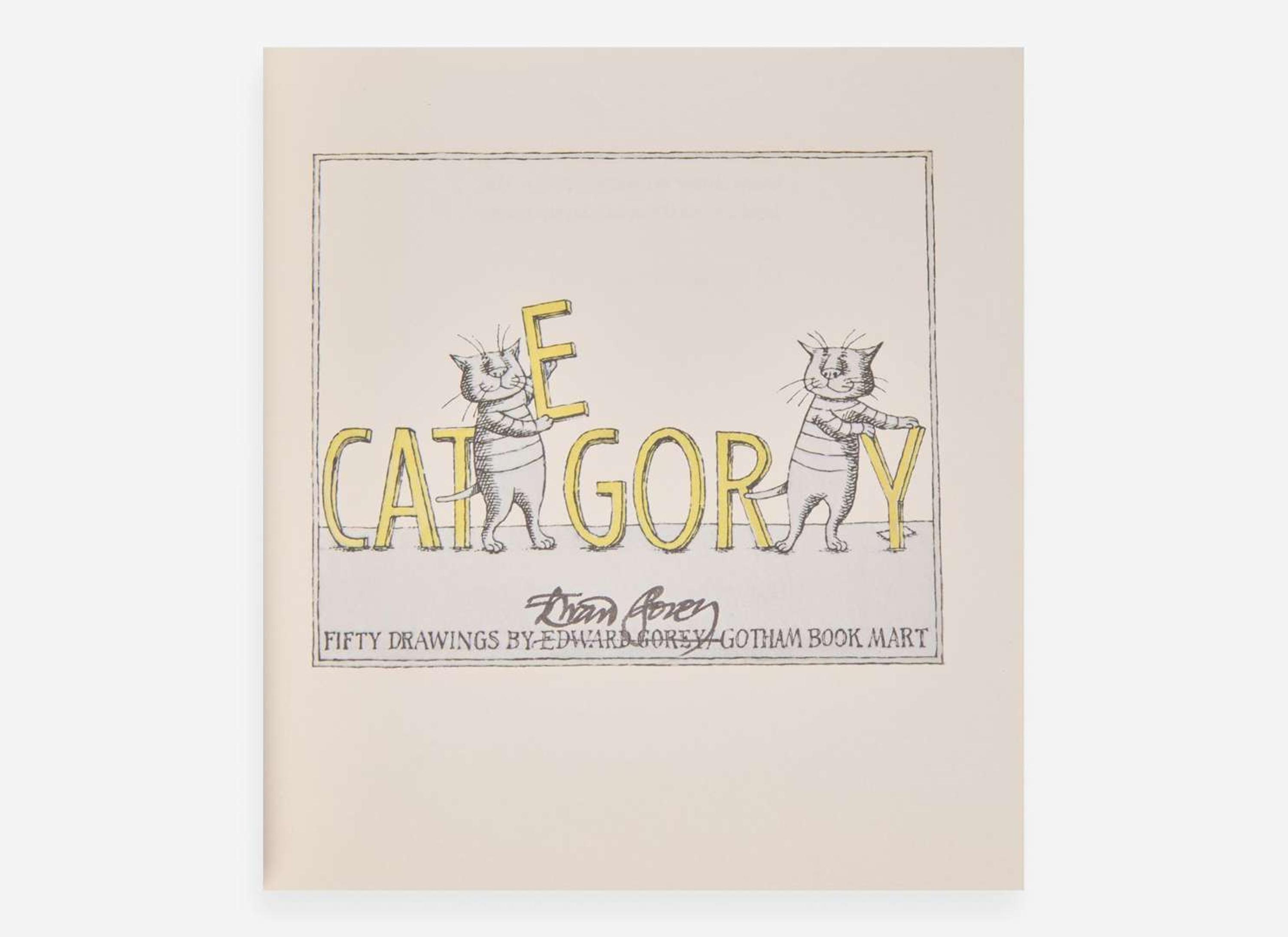 [Children's & Illustrated] Gorey, Edward: Group of 7 Signed Gotham Book Mart Publications
