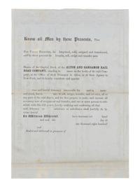 [Presidential] Lincoln, Abraham. Partially-printed Document