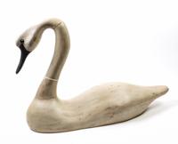A Painted Wood Decoy Width 30 1/2 inches. — 20TH CENTURY