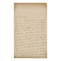[Presidential] Van Buren, Martin. Autograph Letter, signed.