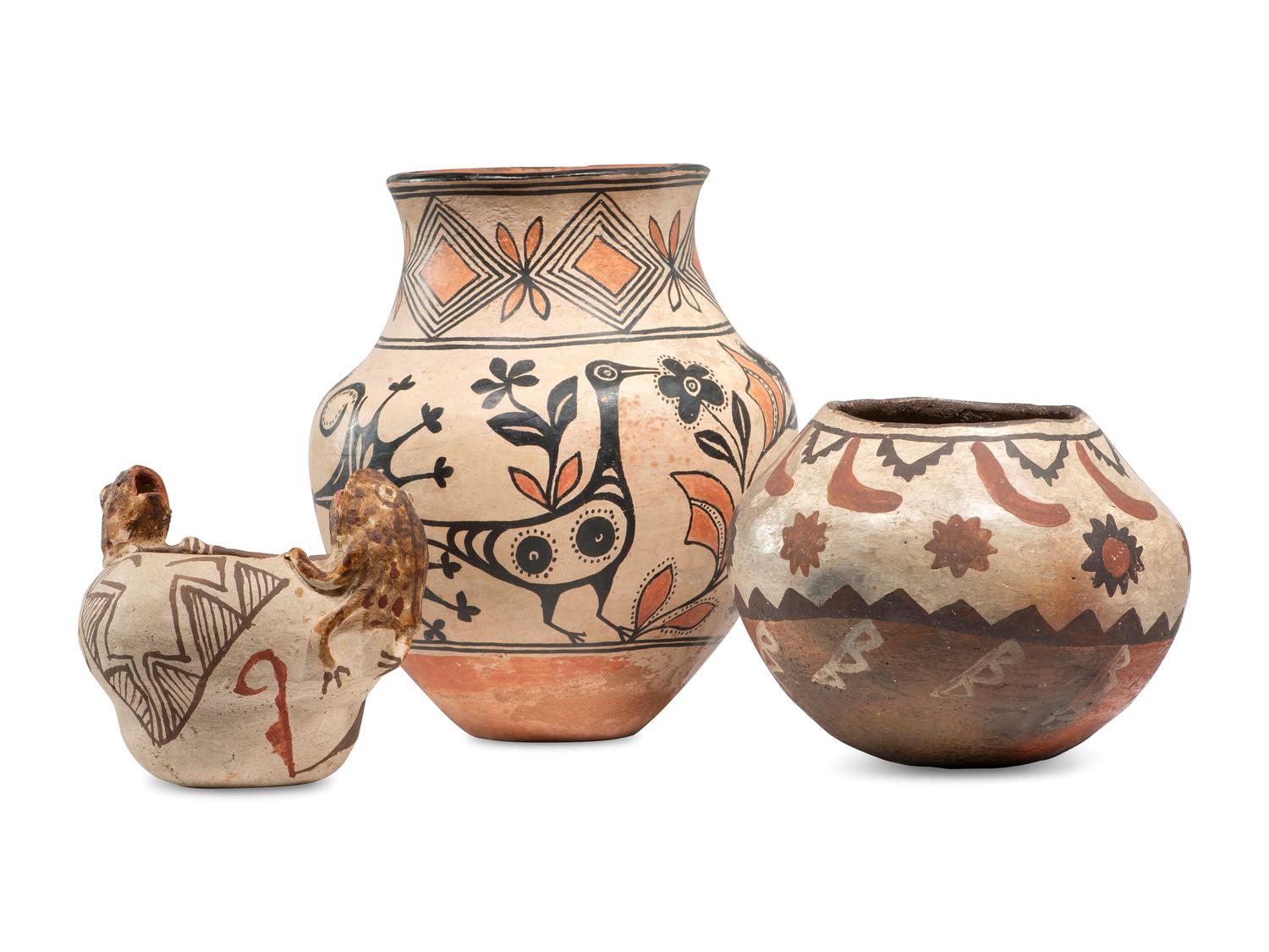 Collection of Pueblo Pottery