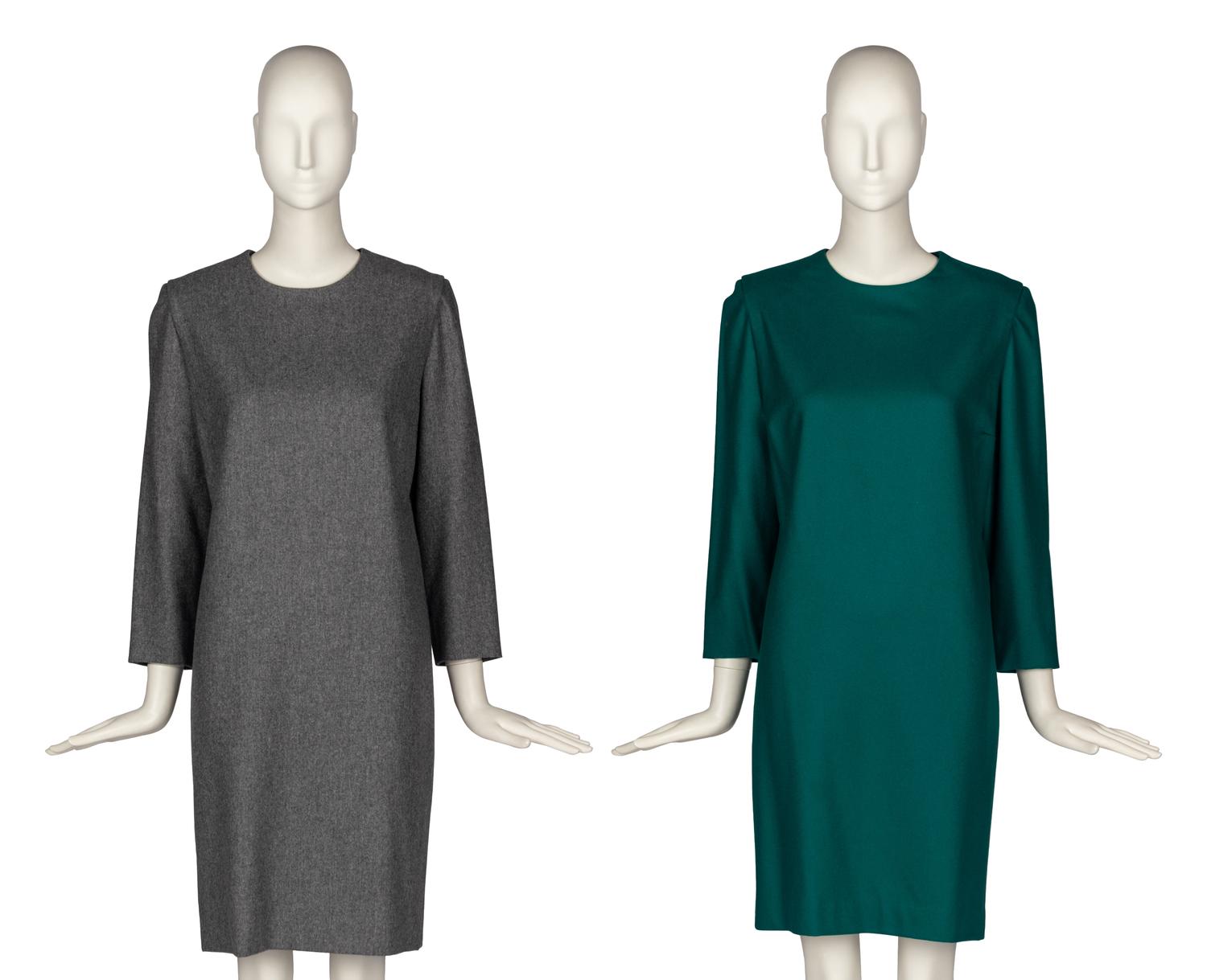 Two Pierre Cardin Haute Couture Dresses