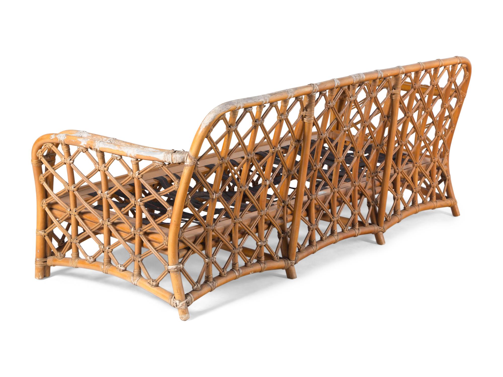 Sofa, c. 1970 Ficks Reed, USA