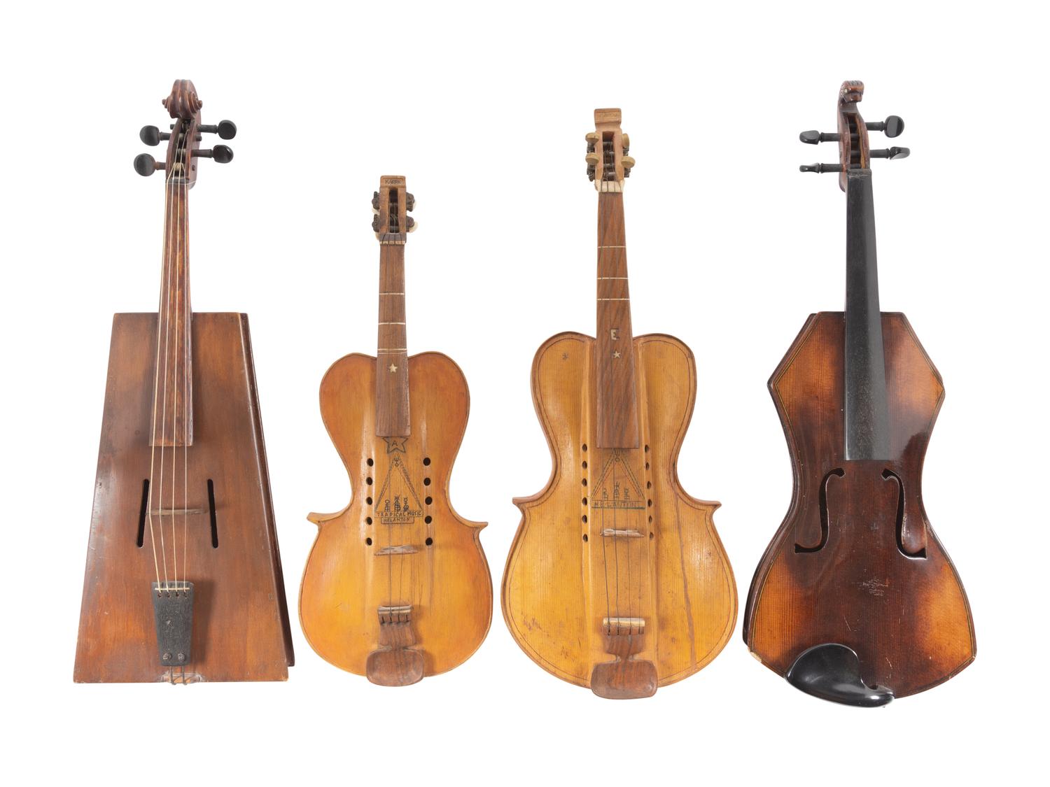 A Group of Four Stringed Instruments