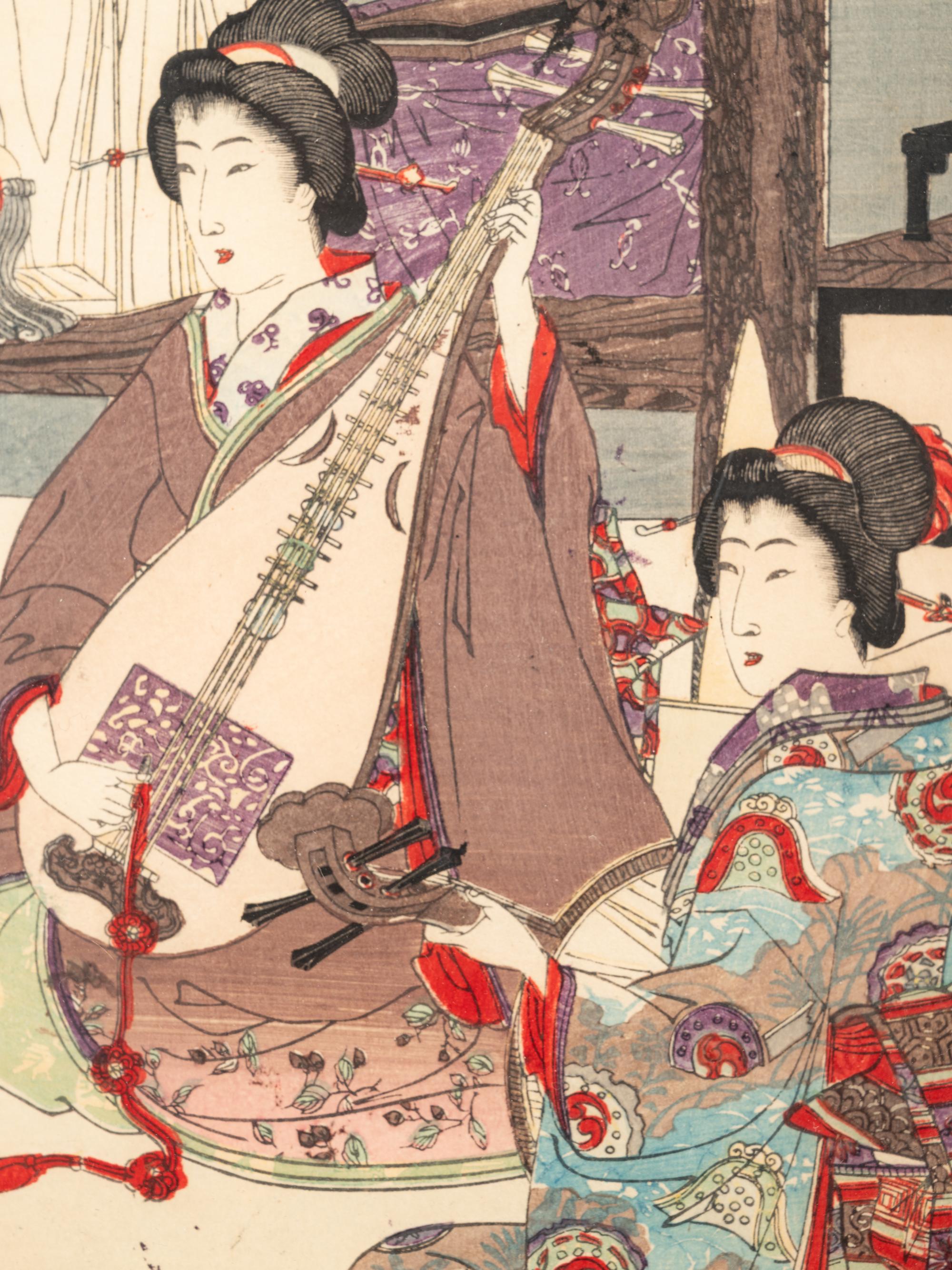 Three Japanese Woodblock Prints