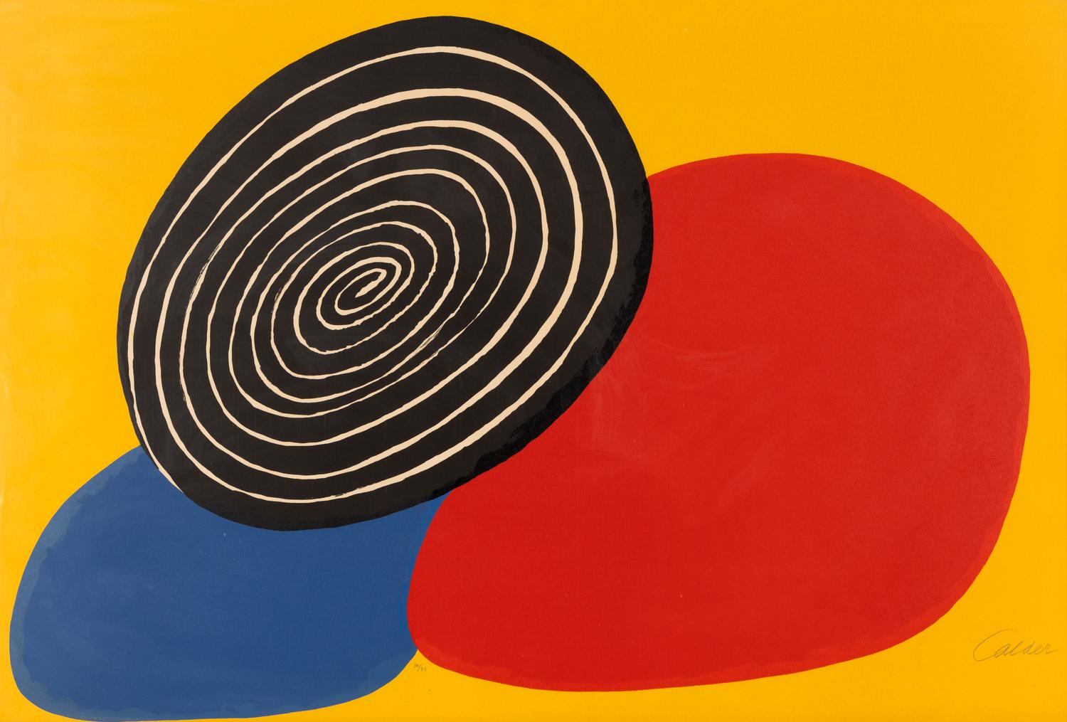 Alexander Calder (American, 1898-1976) — Les Trois Oeufs , 1974