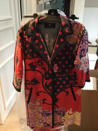 An Etro Multicolor Pattern Coat, Size 40.
