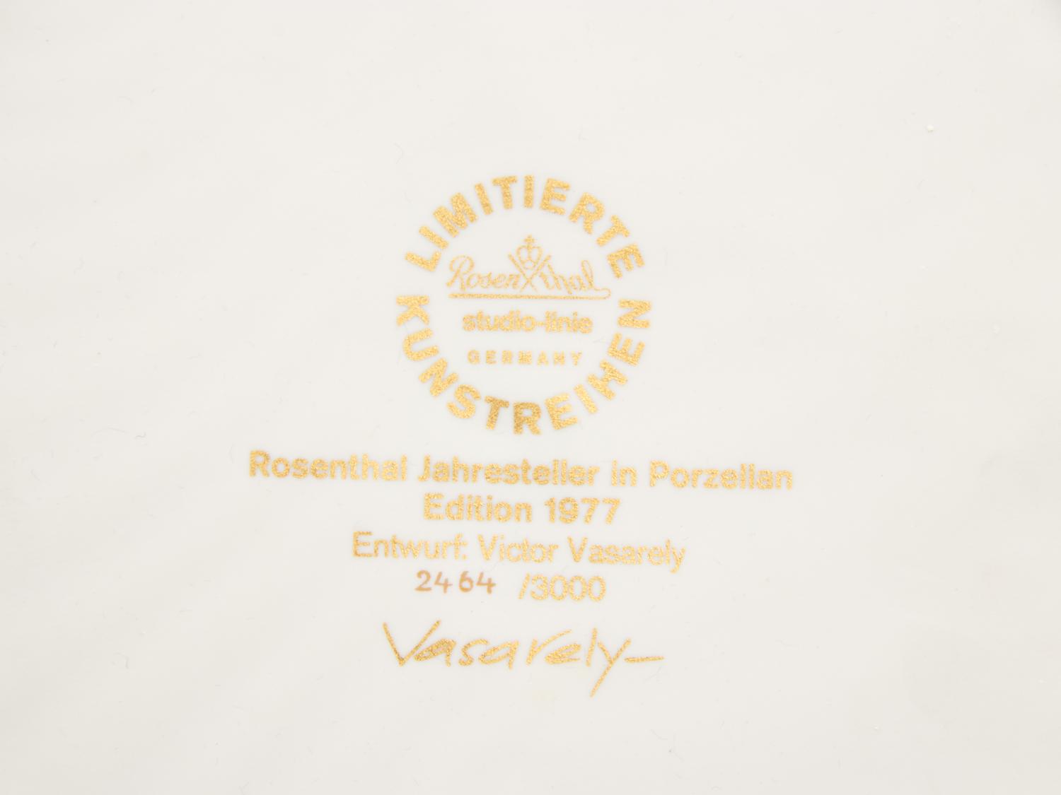 A Collection of Ten Rosenthal Annual Porcelain Artist Plates