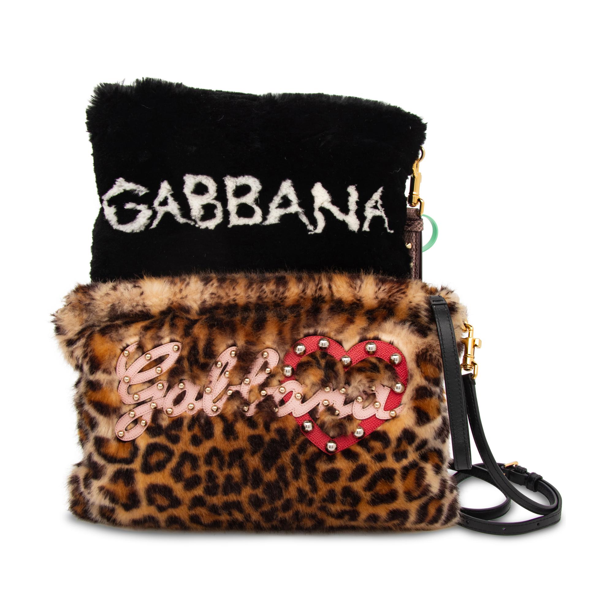 DOLCE & GABBANA, TWO FUR BAGS
